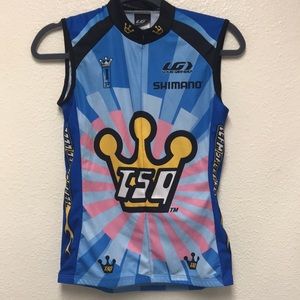 Louis Garneau Medium Woman’s Sleeveless Racing Jersey Shimano Team Speed Queen